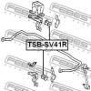 FEBEST TSBSV41R ВТУЛКА ЗАДНЕГО СТАБИЛИЗАТОРА D15 (TOYOTA CAMRY/VISTA SV40/CV40 1994-1998) FEBEST