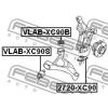 FEBEST VLAB-XC90B Сайлентблок задний переднего рычага