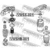 FEBEST VWSS001 ОПОРА ПЕРЕДНЕГО АМОРТИЗАТОРА