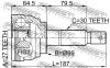 FEBEST 0110038 ШРУС НАРУЖНЫЙ 27x69x30 (TOYOTA HILUX/SURF/4RUNNER KZN185 1995-2002 TOYOTA LAND CRUISER PRADO 90 1996