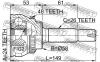 FEBEST 0110055A48 ШРУС НАРУЖНЫЙ 24x58x26 (TOYOTA CALDINA AZT240/ZZT240 2002- TOYOTA CELICA ZZT230 1999-2006 TOYOTA COR
