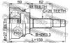 FEBEST 0110-061A48 ШРУС наружний