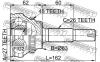 FEBEST 0110072A48 ШРУС НАРУЖНЫЙ 27x63.3x26 (TOYOTA ALPHARD G/V ANH10/MNH10 2002- TOYOTA CALDINA AZT246/ST246 4WD 2002-