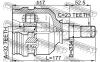 FEBEST 0111190UKP ШРУС ВНУТРЕННИЙ 32x34x23 (TOYOTA CARINA E(UKP) AT190/ST190 1992-1997 TOYOTA CORONA AT210/ST210 1996-