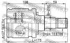 FEBEST 0111ACV30LH ШРУС ВНУТРЕННИЙ ЛЕВЫЙ 27x50x24 (TOYOTA ALPHARD G/V ANH10/MNH10 2002- TOYOTA BLADE AZE154 2006- TOYOT