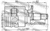 FEBEST 0111SXA10RH ШРУС ВНУТРЕННИЙ ПРАВЫЙ 23x32x23 (TOYOTA CALDINA CT198 4WD 1992-1998 TOYOTA CALDINA CT199/ST198 4WD 1