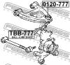FEBEST 0120-777 Шаровая опора верхняя