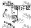 FEBEST 0120GX100R ОПОРА ШАРОВАЯ НИЖНЯЯ ПРАВАЯ (TOYOTA MARK 2/CHAISER/CRESTA GX100 1996-2001 TOYOTA ORIGIN JCG17 2000-2