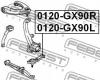 FEBEST 0120GX90L ОПОРА ШАРОВАЯ НИЖНЯЯ ЛЕВАЯ (TOYOTA MARK 2/CHAISER/CRESTA GX90 1992-1996) FEBEST