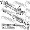 FEBEST 0121ZZE120R НАКОНЕЧНИК РУЛЕВОЙ ПРАВЫЙ (TOYOTA COROLLA (UKP) ZZE121 2002- TOYOTA COROLLA CE120/NZE120 2000-2006)