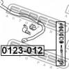FEBEST 0123012 ТЯГА СТАБИЛИЗАТОРА ЗАДНЯЯ (TOYOTA 4RUNNER/HILUX SURF KZN215 2002-2005 TOYOTA FJ CRUISER GSJ15 2006-