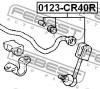 FEBEST 0123CR40R Тяга стабил. FEBEST 0123-CR40R Lite/TownAce/Noah 96- задн. =48830-28010