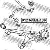 FEBEST 0123KCH10R ТЯГА СТАБИЛИЗАТОРА ЗАДНЯЯ