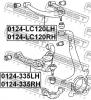 FEBEST 0124-LC120RH Рычаг передний верхний правый