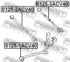 FEBEST 01252ACV40 ТЯГА ЗАДНЯЯ ПОПЕРЕЧНАЯ НЕРЕГУЛИРУЕМАЯ