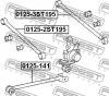 FEBEST 01253ST195 ТЯГА ЗАДНЯЯ ПОПЕРЕЧНАЯ ЗАДНЯЯ
