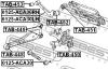FEBEST 0125ACA30RH ТЯГА ЗАДНЯЯ ВЕРХНЯЯ ПРАВАЯ (TOYOTA RAV4 ACA3#/GSA3# 2005-) FEBEST