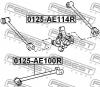 FEBEST 0125AE114R ТЯГА ЗАДНЯЯ ПОПЕРЕЧНАЯ (TOYOTA COROLLA AE100/EE100/CE100 1991-1997 TOYOTA COROLLA AE115 4WD 1995-200