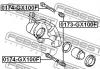 FEBEST 0174GX100F ВТУЛКА НАПРАВЛЯЮЩАЯ СУППОРТА ТОРМОЗНОГО ПЕРЕДНЕГО