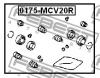 FEBEST 0175MCV20R РЕМКОМПЛЕКТ СУППОРТА ТОРМОЗНОГО ЗАДНЕГО