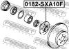 FEBEST 0182SXA10F СТУПИЦА ПЕРЕДНЯЯ
