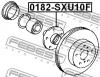 FEBEST 0182SXU10F СТУПИЦА ПЕРЕДНЯЯ