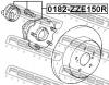 FEBEST 0182-ZZE150R Ступица задняя