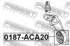 FEBEST 0187-ACA20 Ролик натяжной
