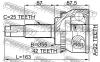 FEBEST 0210060A42 ШРУС НАРУЖНЫЙ 22x55x25 (NISSAN AD VAN/WINGROAD Y11 1999-2004 NISSAN BLUEBIRD SYLPHY G10 2000-2005 NI