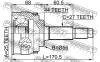 FEBEST 0210065A44 ШРУС НАРУЖНЫЙ 25x56x27 (NISSAN BLUEBIRD U14 1996-2001 NISSAN PRAIRIE M12 1998-2004 NISSAN PRIMERA P1