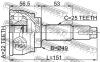 FEBEST 0210068 ШРУС НАРУЖНЫЙ 22x49x25 (NISSAN MICRA MARCH K12 2002-) FEBEST