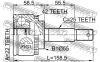 FEBEST 0210N16A42 ШРУС НАРУЖНЫЙ 22x55x25 (NISSAN ALMERA B10RS (CLASSIC) 2006- NISSAN ALMERA N16 (UKP) 2000-2006 NISSAN