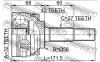 FEBEST 0210P10A42 ШРУС НАРУЖНЫЙ 32x56x27 (NISSAN BLUEBIRD U12 1988-1992 NISSAN PRIMERA P10 1990-1996) FEBEST