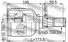 FEBEST 0211SR20LH ШРУС ВНУТРЕННИЙ ЛЕВЫЙ 32x40x25 (NISSAN PRIMERA P11 (UKP) 1996-2001 NISSAN PRIMERA P11 1996-2001 NISS