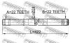 FEBEST 0212N16LH ПОЛУОСЬ ЛЕВАЯ 22x422x22 (NISSAN ALMERA N16 (UKP) 2000-2006) FEBEST