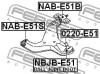 FEBEST 0220E51 ОПОРА ШАРОВАЯ ПЕРЕДНЕГО РЫЧАГА (NISSAN ELGRAND E51 2002-) FEBEST