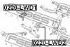 FEBEST 0220LWD2 ОПОРА ШАРОВАЯ ПЕРЕДНЕГО НИЖНЕГО РЫЧАГА (NISSAN LARGO W30 1993-1999 NISSAN LAUREL ALTIMA A31 1988-199