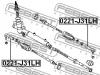 FEBEST 0221J31RH НАКОНЕЧНИК РУЛЕВОЙ ПРАВЫЙ (NISSAN PRESAGE U31 2003- NISSAN TEANA J31 2003-2008) FEBEST