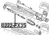 FEBEST 0222FX35 0222-FX35_тяга рулев./ Nissan Infiniti FX35/FX45 S50 2002]