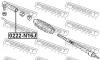 FEBEST 0222N16J ТЯГА РУЛЕВАЯ (NISSAN AD VAN/WINGROAD Y11 1999-2004 NISSAN SUNNY B15/ALMERA N16 2000-2005) FEBEST