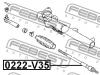 FEBEST 0222V35 ТЯГА РУЛЕВАЯ