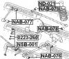 FEBEST 0223260 0223-260_тяга стаб.зад./ Nissan Terrano R50 95]