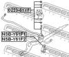 FEBEST 022361YF ТЯГА СТАБИЛИЗАТОРА ПЕРЕДНЯЯ (NISSAN PATROL (GR) Y61 2000- NISSAN PATROL SAFARI Y61 1997-2002 NISSAN