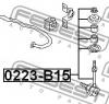 FEBEST 0223B15 ТЯГА СТАБИЛИЗАТОРА ЗАДНЯЯ (NISSAN BLUEBIRD SYLPHY G10 2000-2005 NISSAN PULSAR N15 1995-2000 NISSAN R