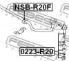 FEBEST 0223R20 ТЯГА СТАБИЛИЗАТОРА ПЕРЕДНЯЯ