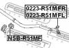 FEBEST 0223-R51MFR Тяга стабилизатора передняя