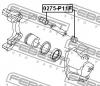 FEBEST 0275P11F РЕМКОМПЛЕКТ СУППОРТА ТОРМОЗНОГО ПЕРЕДНЕГО