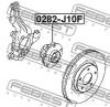 FEBEST 0282-J10F Ступица передняя