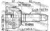 FEBEST 0310022A50 ШРУС НАРУЖНЫЙ 32x60x28 (HONDA ACCORD CB1/CB3/CB7 1990-1993 HONDA ACCORD CC/CD/CE 1994-1998 HONDA RAF
