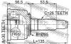 FEBEST 0310024 ШРУС НАРУЖНЫЙ 30x55x26 (HONDA CIVIC CR-X DELSOL EG1/EG2/EJ4 1992-1998 HONDA CIVIC/CIVIC FERIO EG#/EH